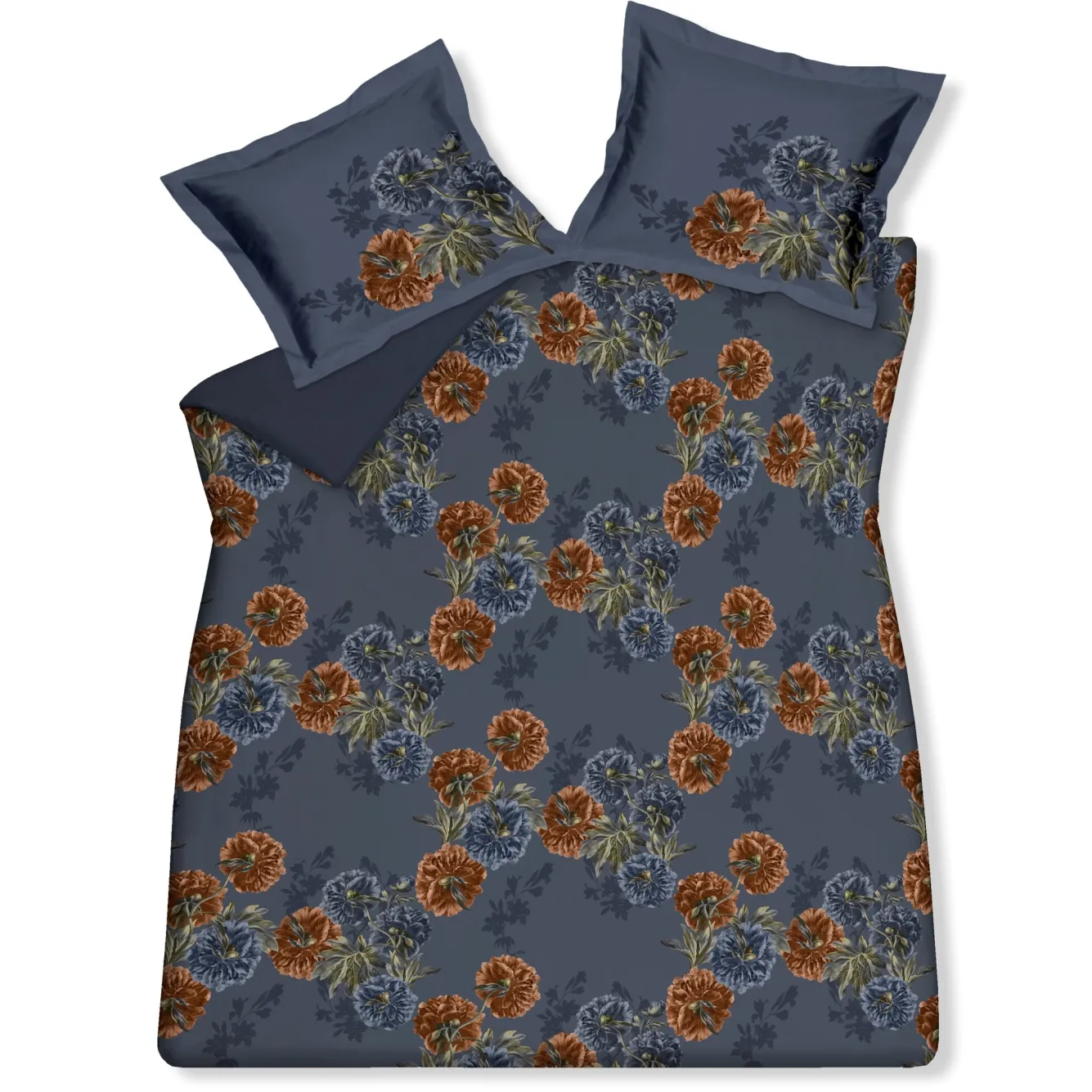 Vandyck Duvet cover MIDNIGHT HOUR Blue Ink 200x220 cm (satin cotton)