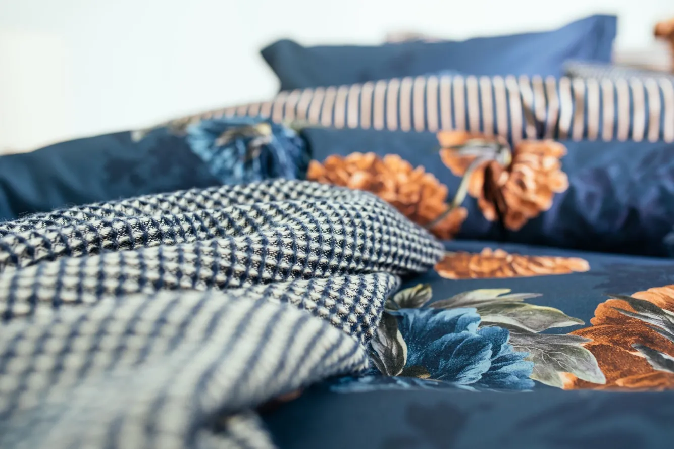 Vandyck Duvet cover MIDNIGHT HOUR Blue Ink 200x220 cm (satin cotton)