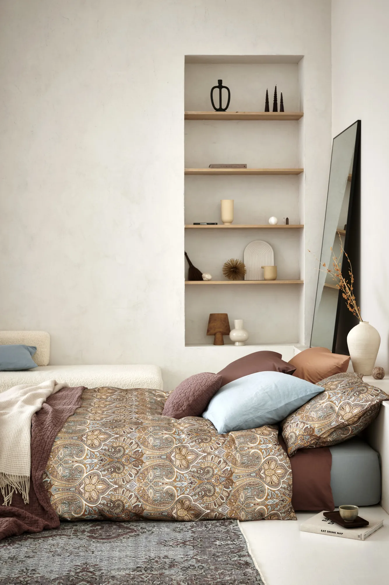 Vandyck Duvet cover HOME 96 Toffee 140x220 cm (HCSR22296)