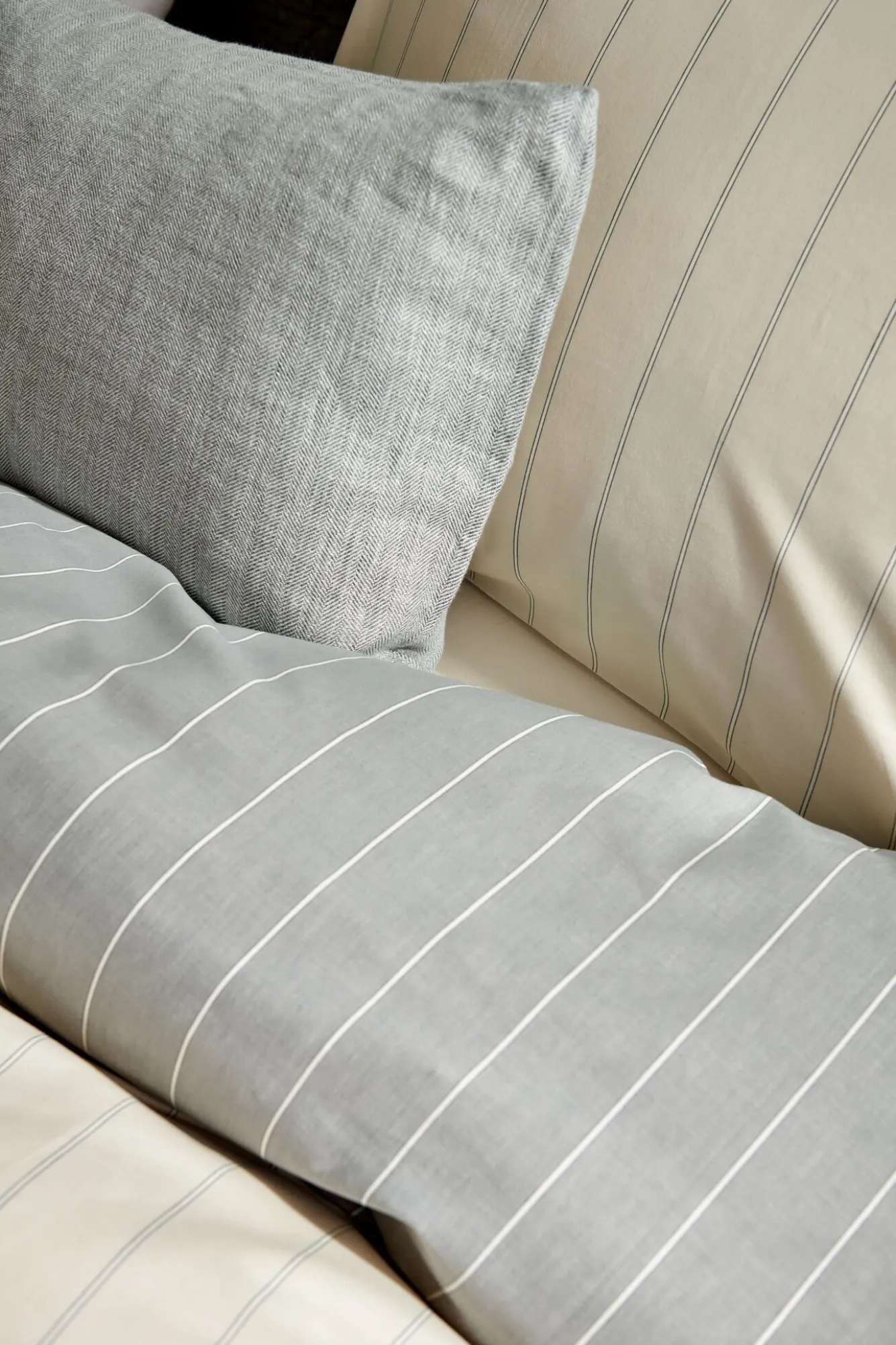 Vandyck Duvet cover HOME Puglia Gray 240x220 cm (percale cotton)