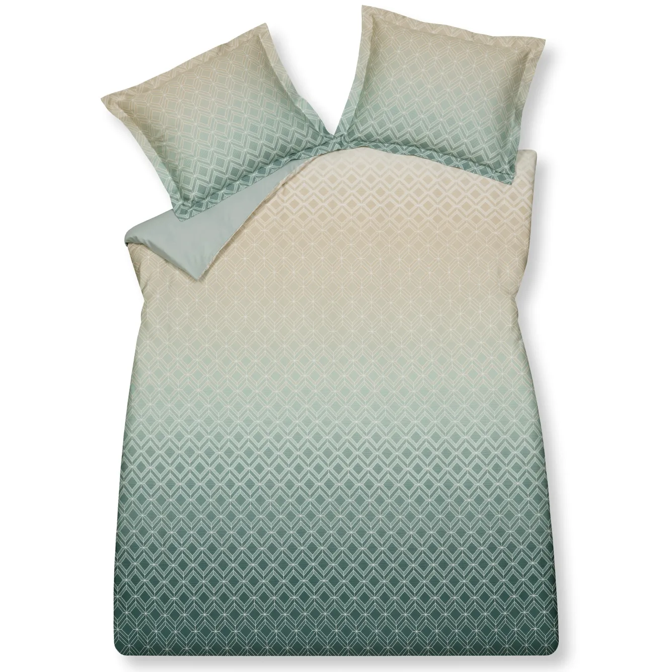 Vandyck Duvet cover GLAM Light Green 200x220 cm (satin) SAM122106