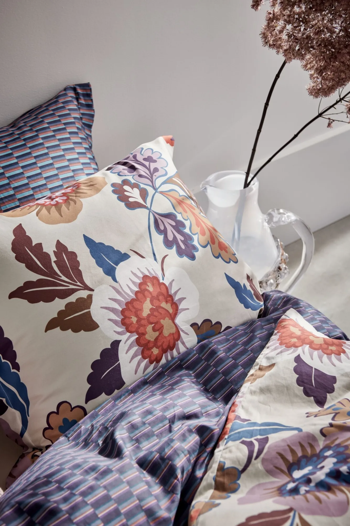 Vandyck Duvet cover BOHEME FLOWER multi 140x220 cm (satin cotton)