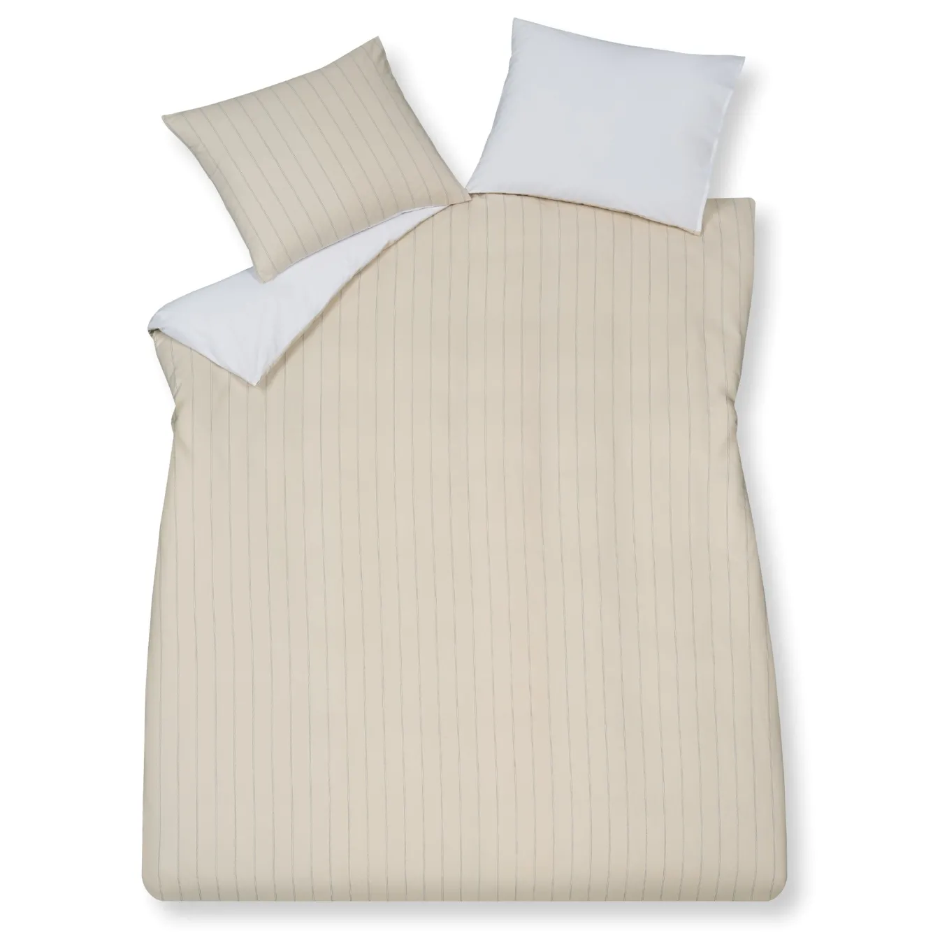 Vandyck Duvet cover HOME Puglia Cream Tan 200x220 cm (percale cotton)