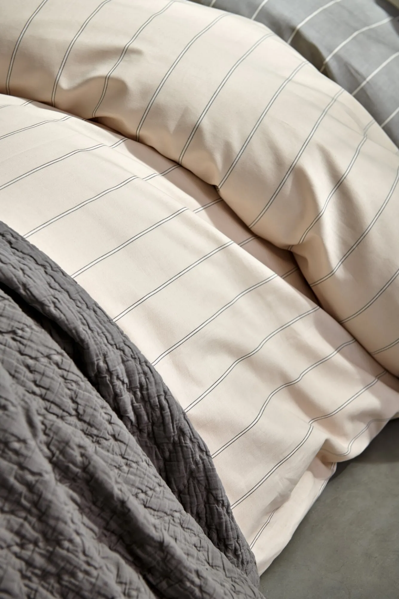 Vandyck Duvet cover HOME Puglia Cream Tan 200x220 cm (percale cotton)