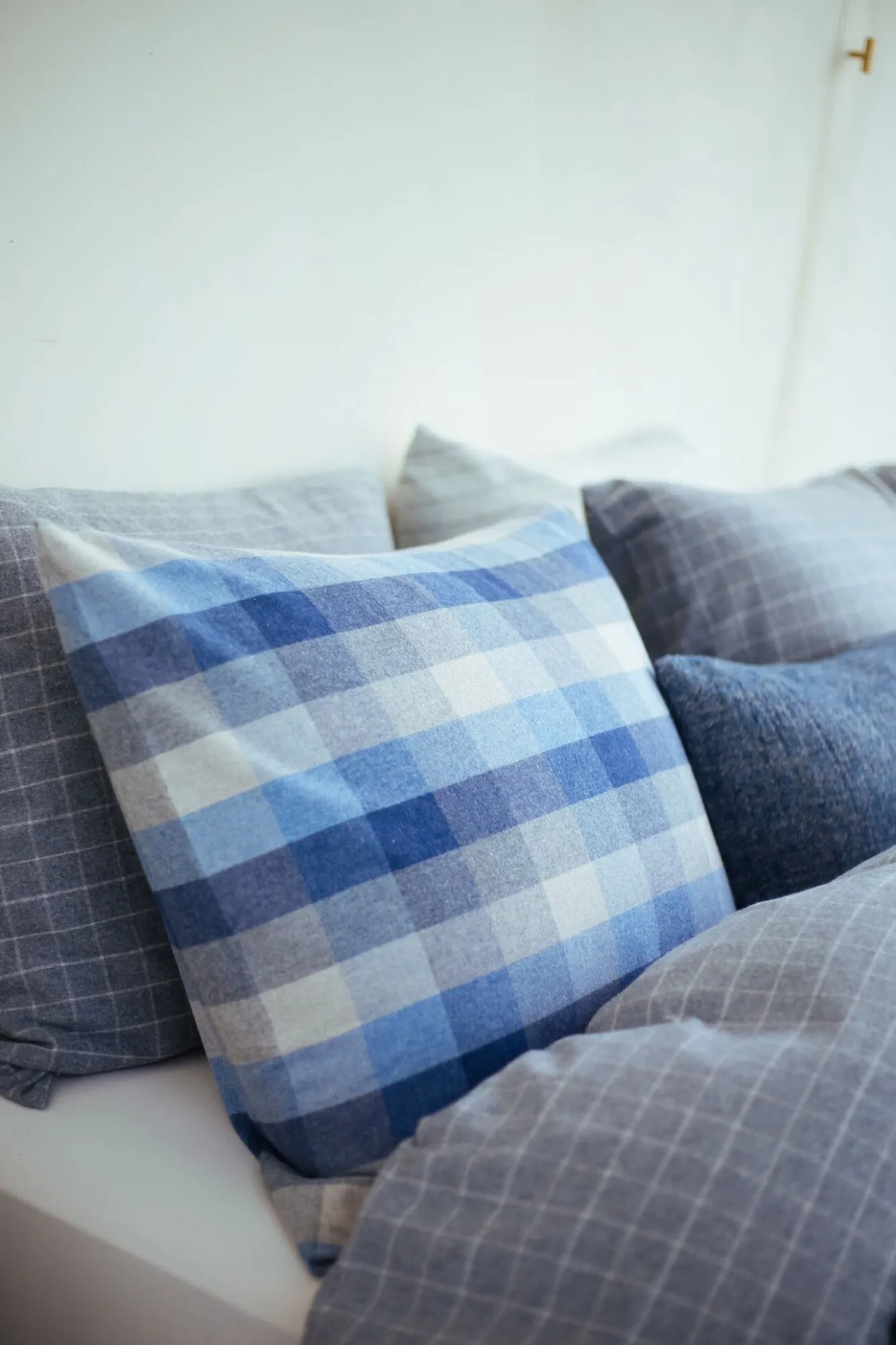 Vandyck Duvet cover MALMO Coolgrey 240x220 cm (flannel)