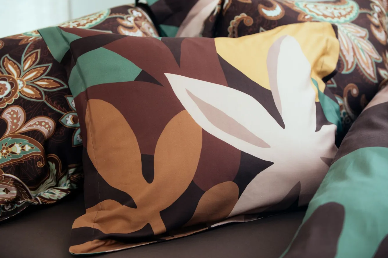 Vandyck Duvet cover WILD SUN multi 200x220 cm (satin cotton)