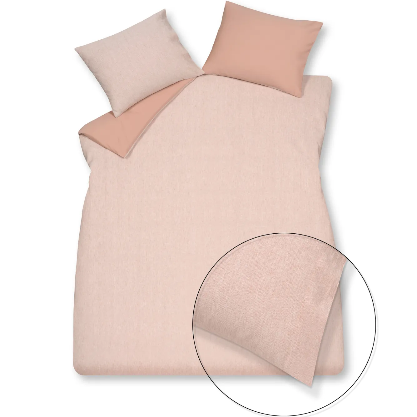 Vandyck Duvet cover PURE 41 Brick Dust 140x220 cm (linen / cotton) PRSA20141