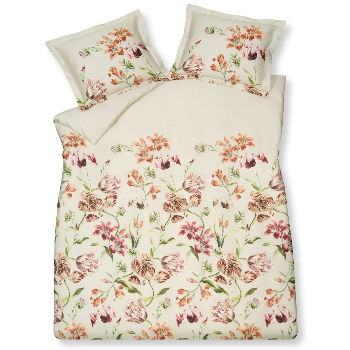 Vandyck Duvet cover DELICIOUS Cream Tan 200x220 cm (satin cotton)