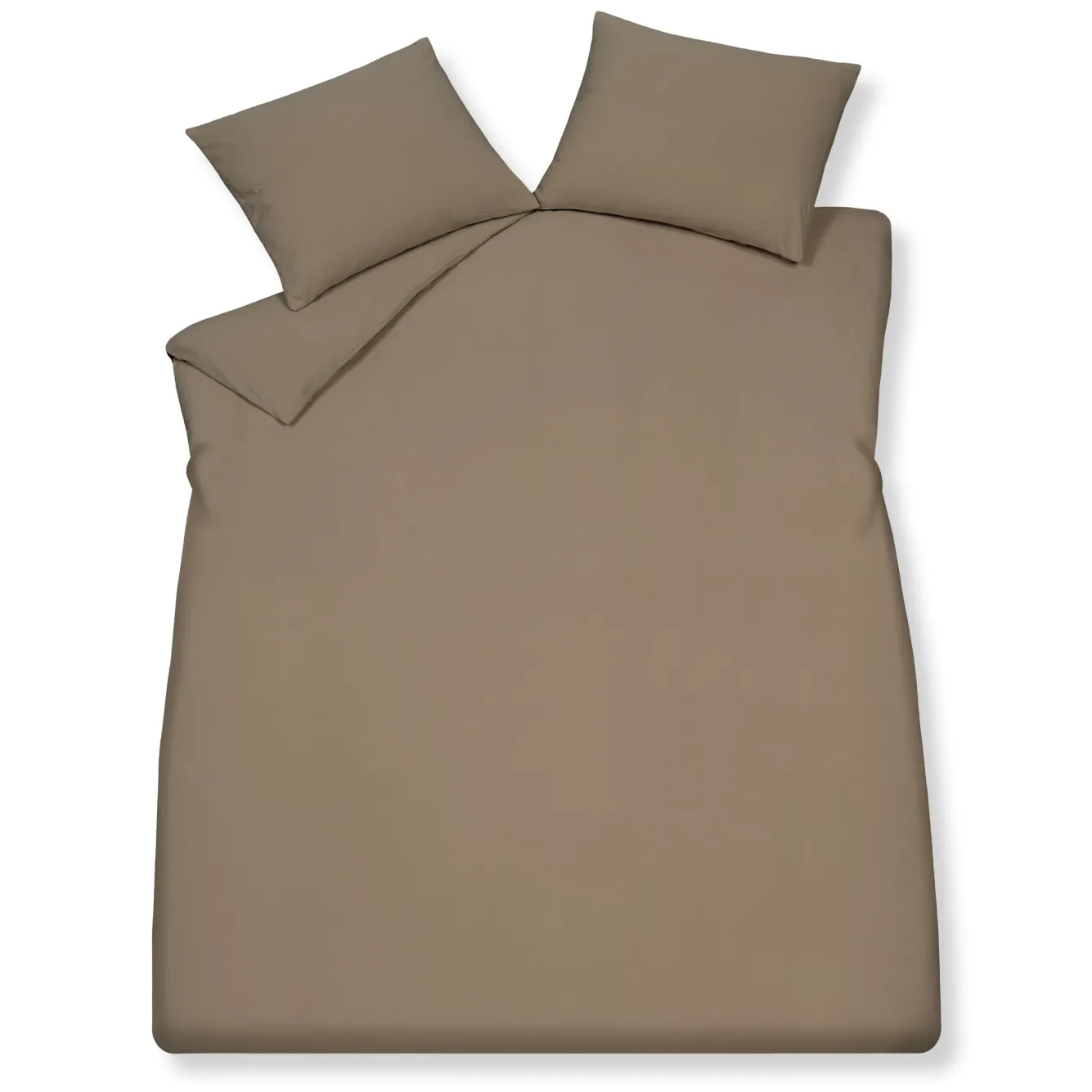 Vandyck Duvet cover PURE 66 Taupe 240x220 cm (hemp / cotton)