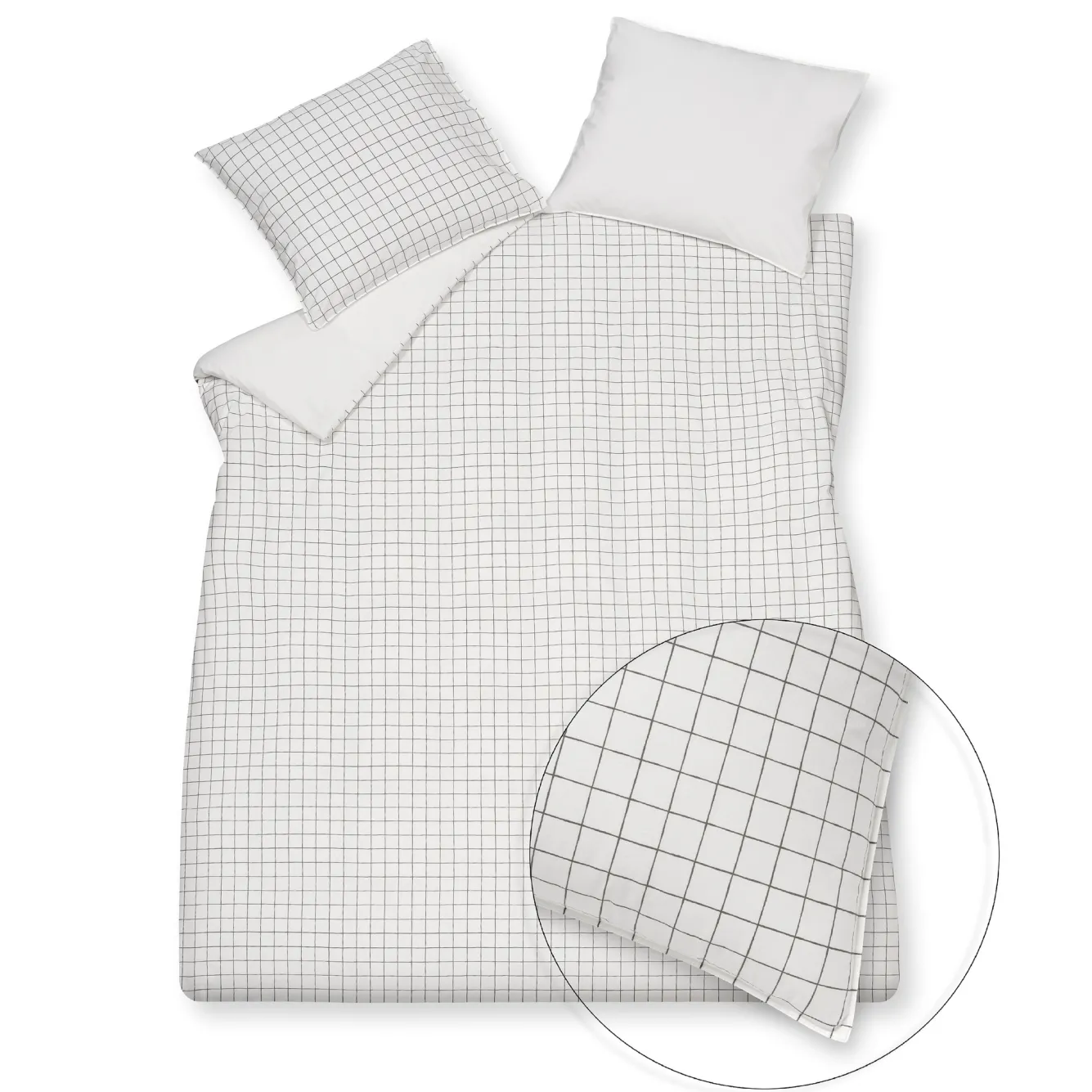 Vandyck Duvet cover PURE 54 Anthracite 200x220 cm (percale cotton) PRSA21154