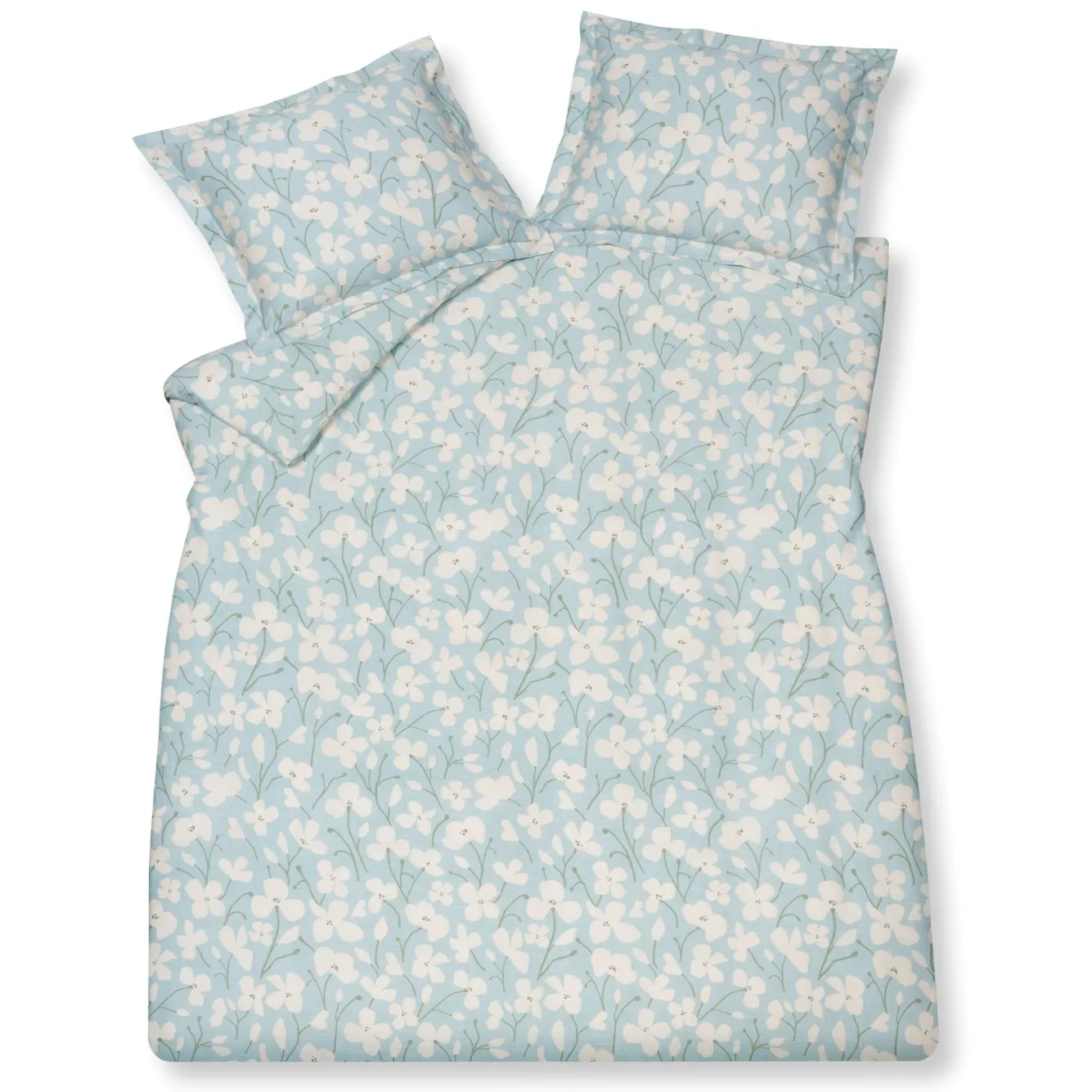 Vandyck Duvet cover BLUE SKY Pearl Blue 140x220 cm (satin cotton)