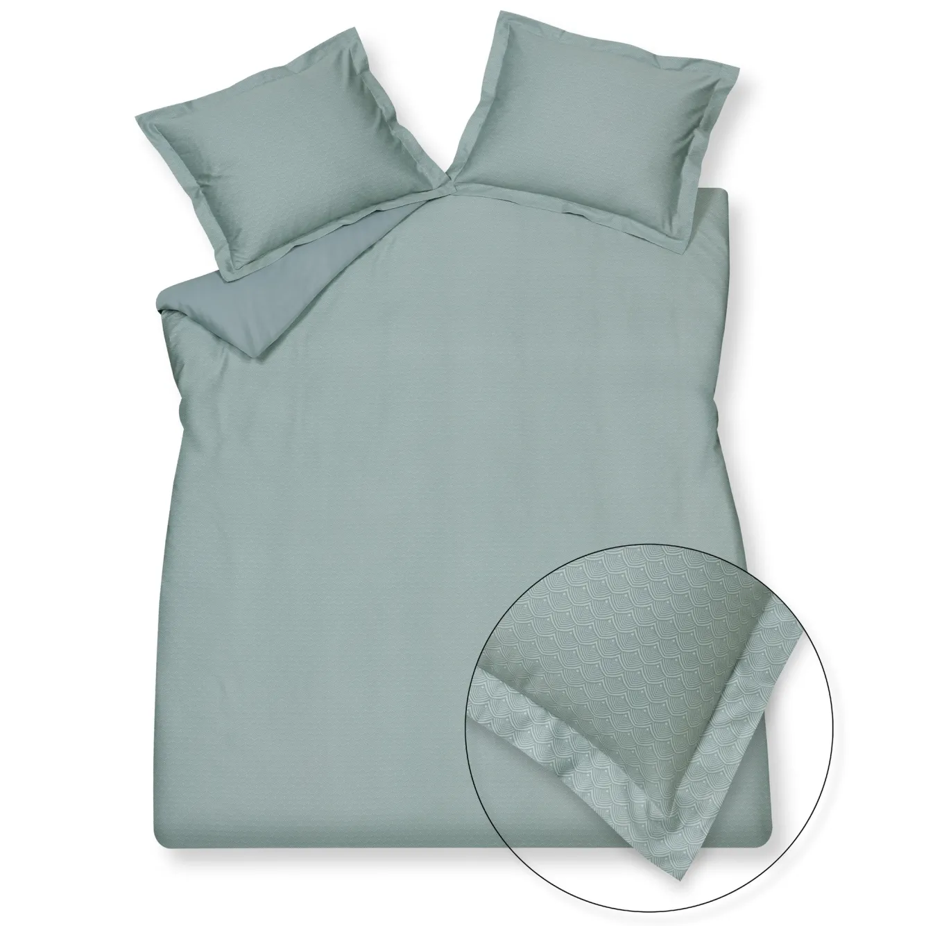 Vandyck Duvet cover FIZZY Pearl Blue 140x220 cm (satin) SASA22104