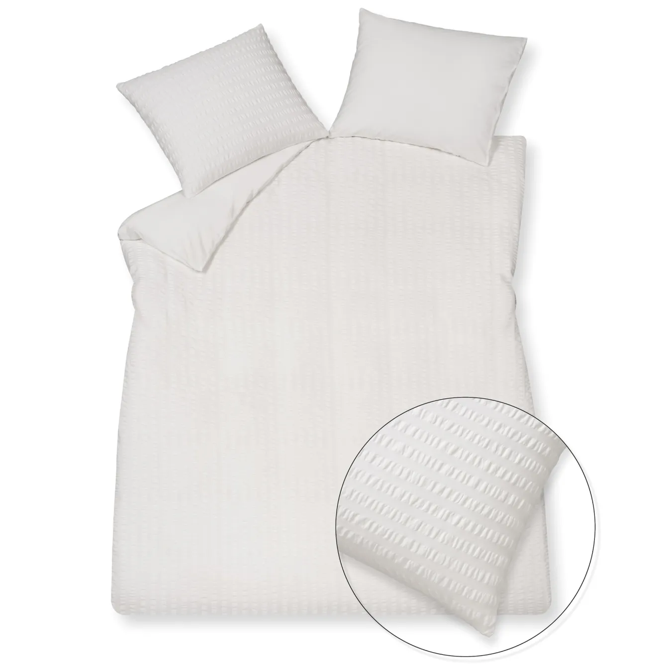 Vandyck Duvet cover PURE 80 White 200x220 cm (cotton)