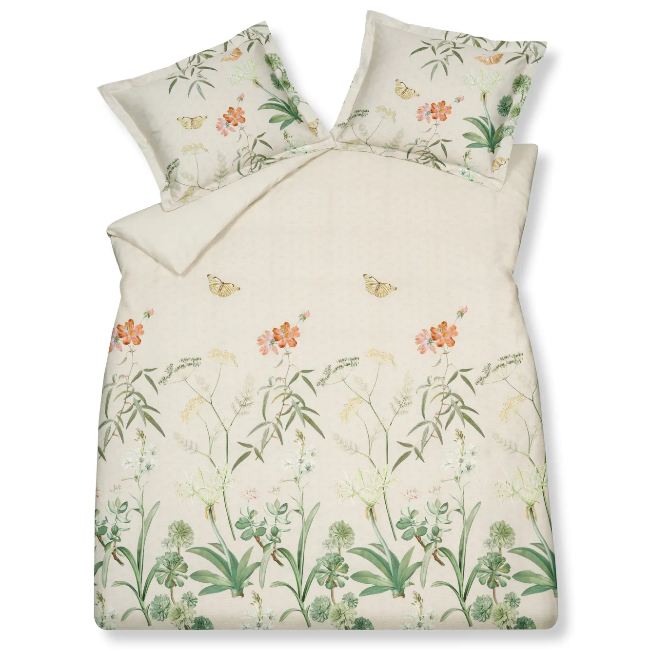 Vandyck Duvet cover FLOWER GARDEN Cream Tan 240x220 cm (SAM123104)