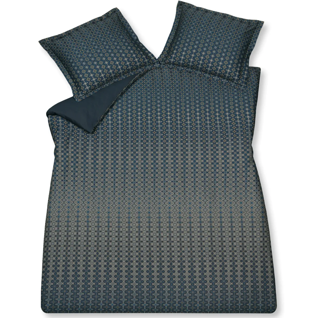 Vandyck Duvet cover ENERGIZE Blue Ink 240x220 cm (satin cotton)