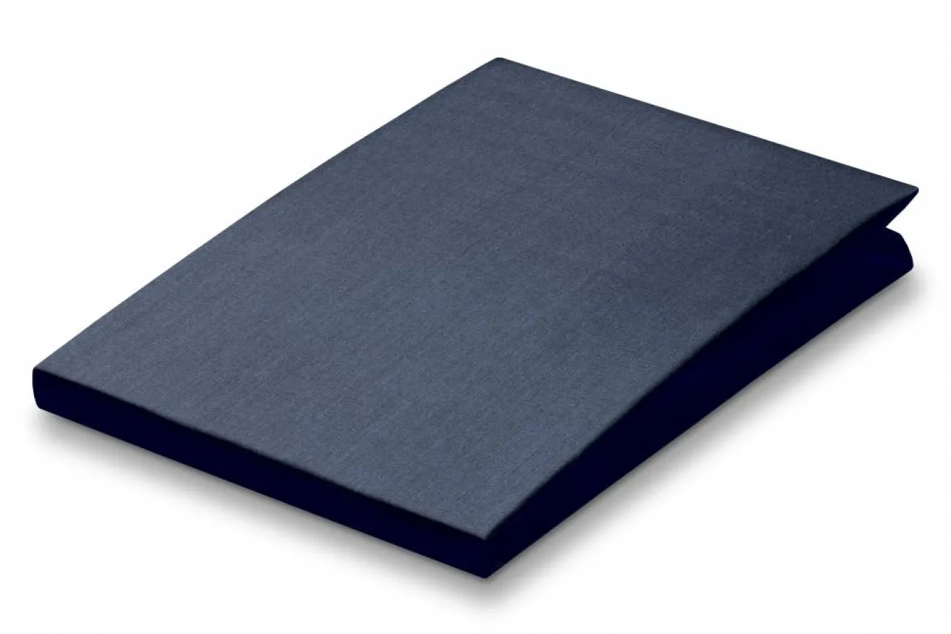 Vandyck Fitted sheet Navy-036, dark blue (percal cotton) CCF101