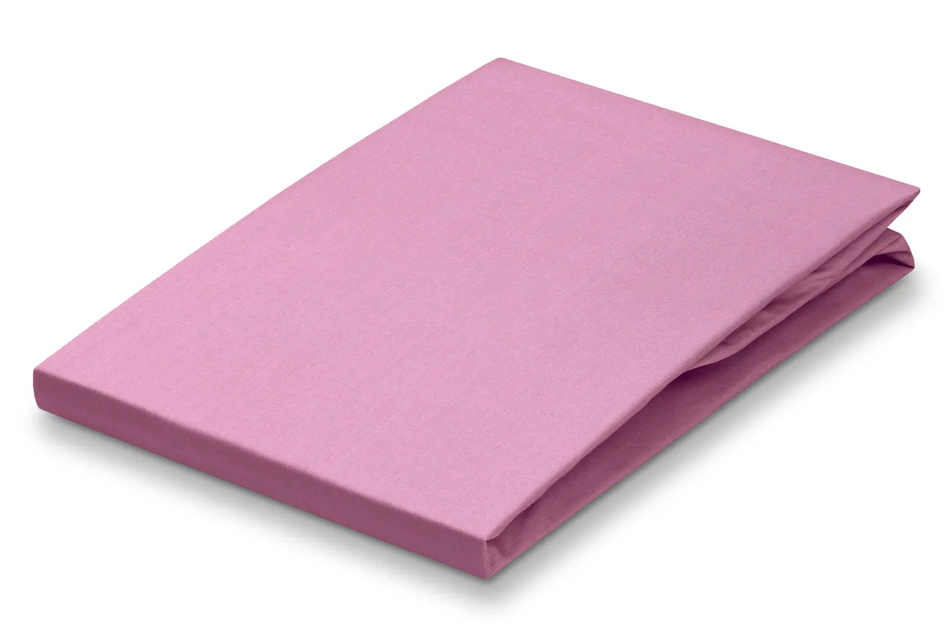 Vandyck Fitted sheet Pink-010, 80 x 200 cm (percale cotton) CCF101