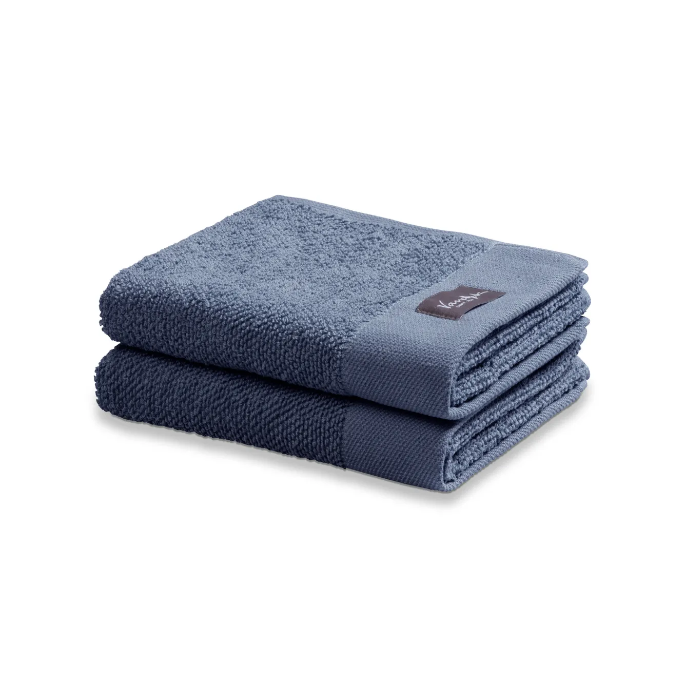 Vandyck Guest towel HOME collection Uni Blue Ink (BAKC13202) set/6 pieces