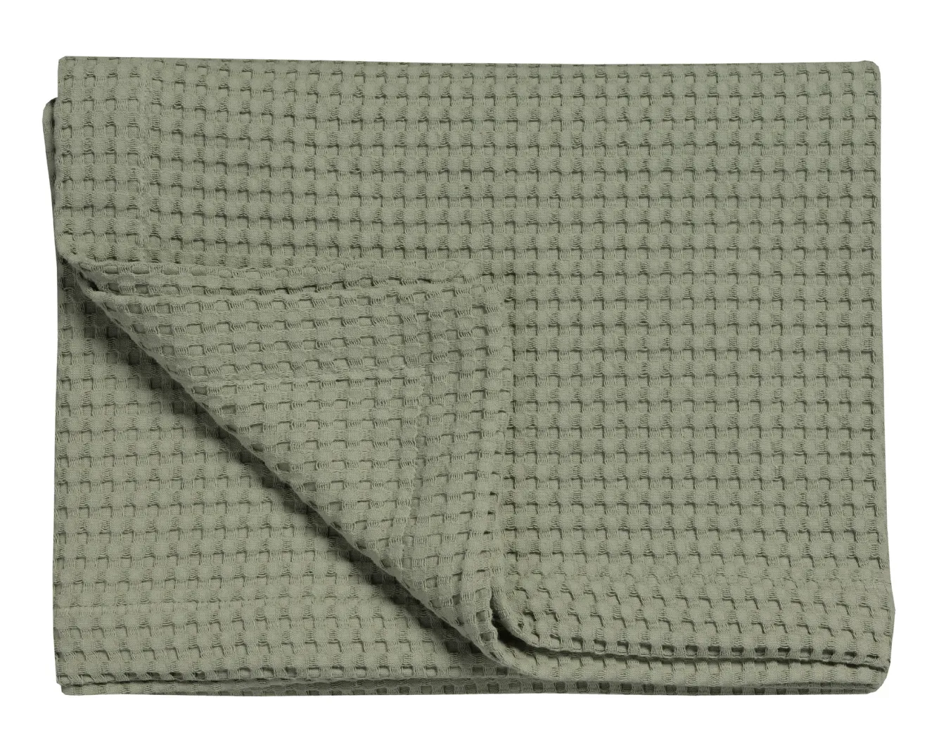 Vandyck HOME Pique waffle blanket 270x250 cm Light Olive (BLMK16101)
