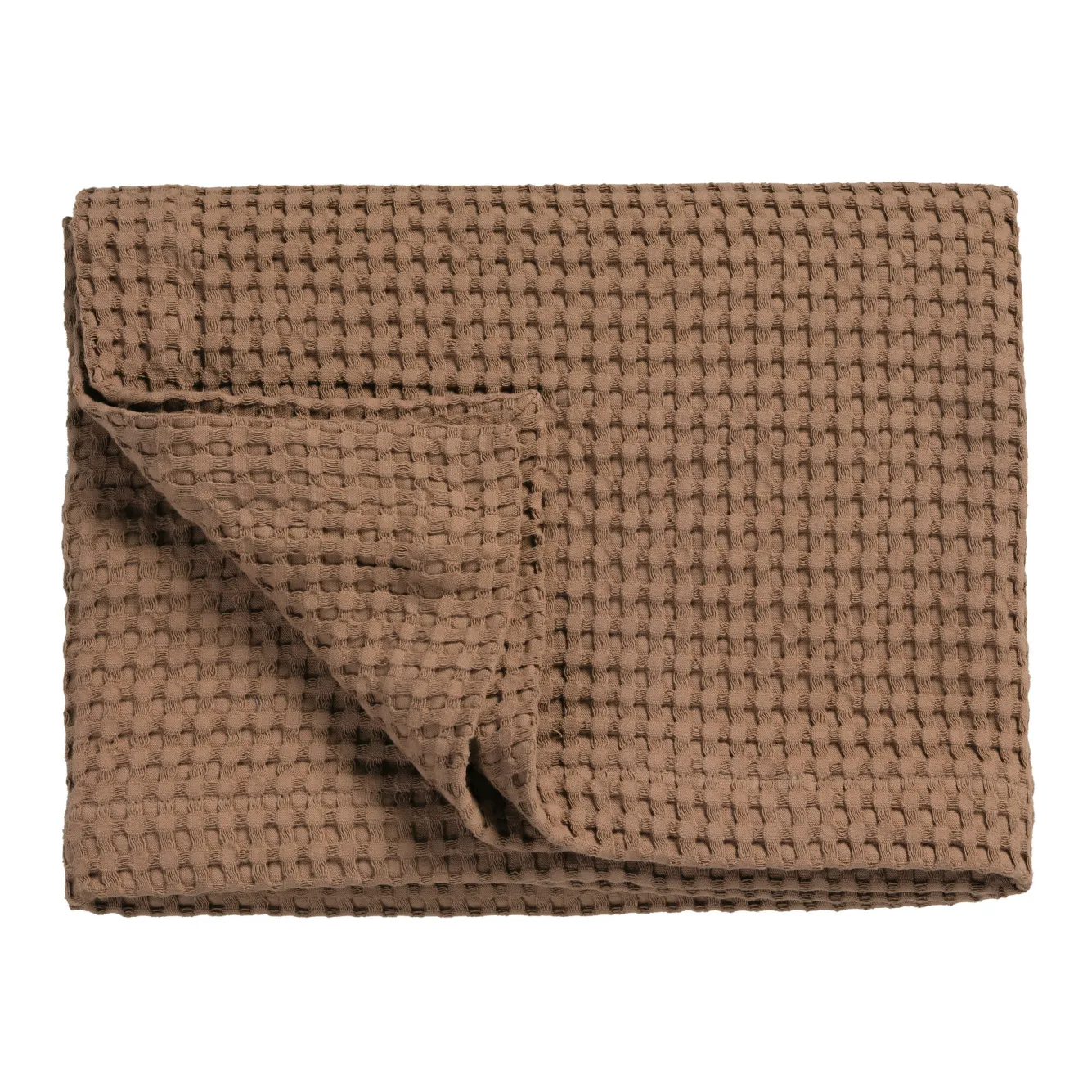 Vandyck HOME Pique waffle blanket 270x250 cm Brownie (BLMK16101)
