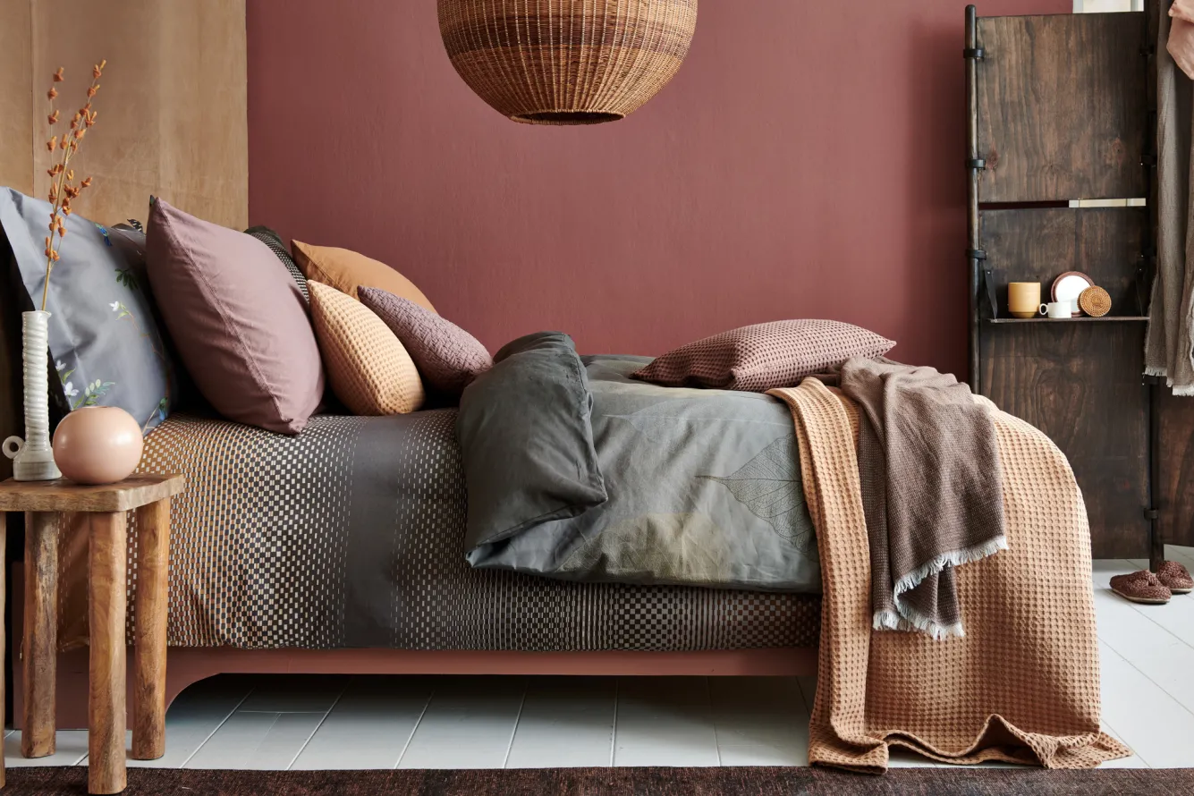 Vandyck HOME Pique waffle blanket 270x250 cm Brownie (BLMK16101)