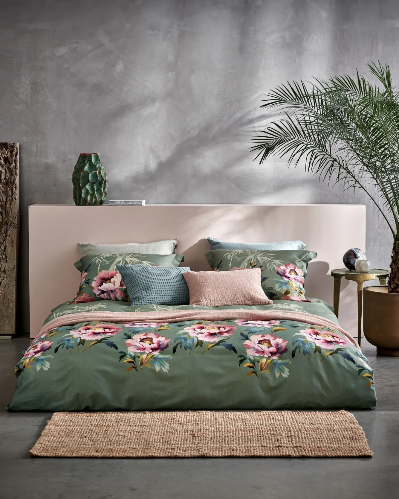 Vandyck HOME Pique waffle blanket 270x250 cm, Pearl Blue