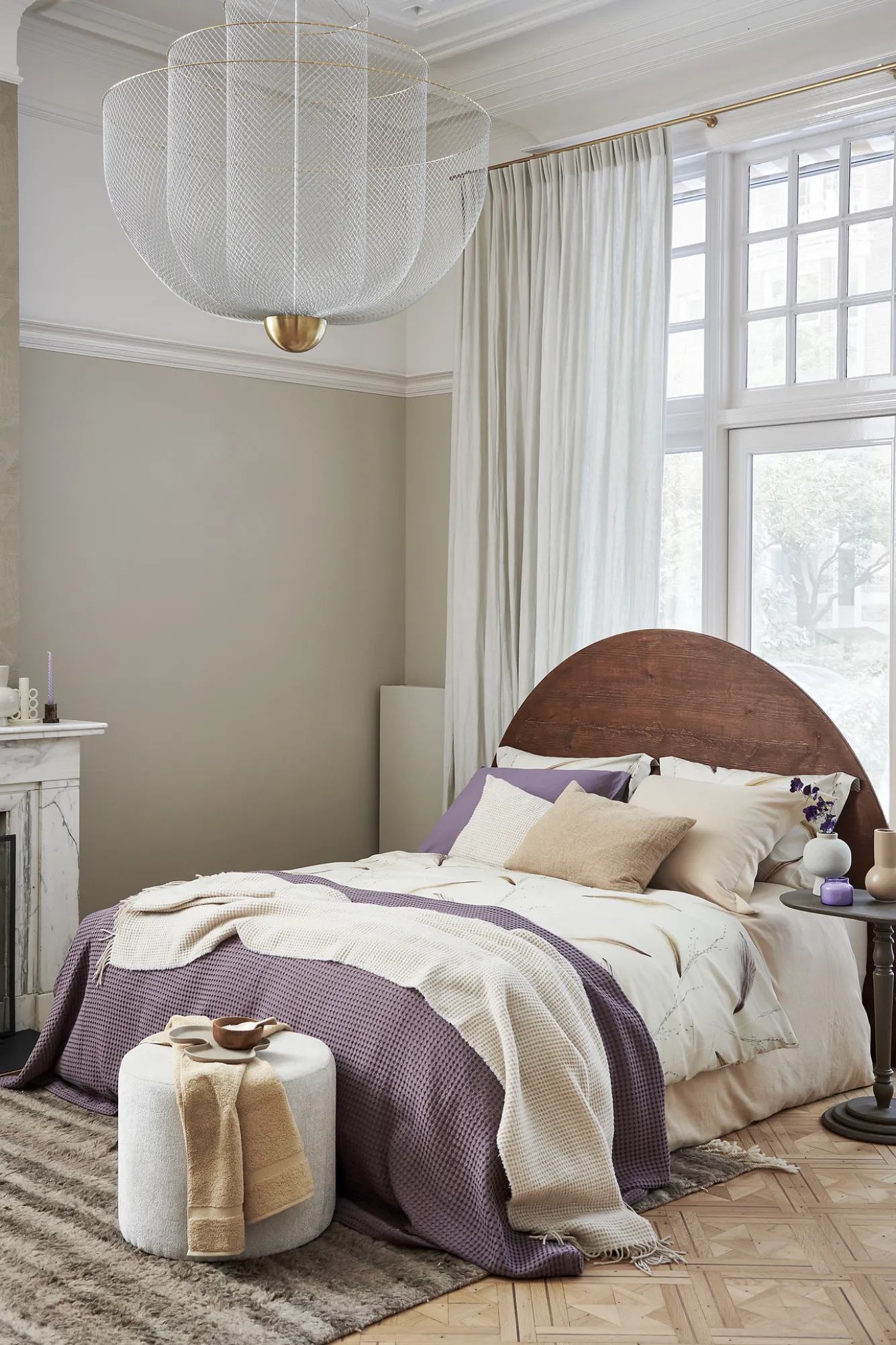 Vandyck HOME Pique waffle blanket 160x250 cm Moonscape (BLMK16101)