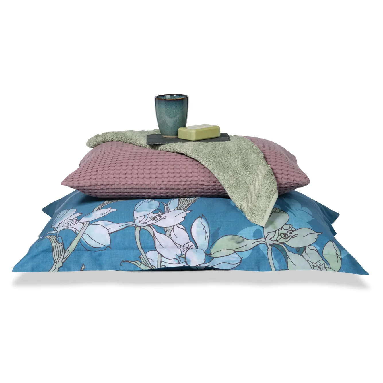 Vandyck HOME Pique waffle blanket 160x250 cm Moonscape (BLMK16101)