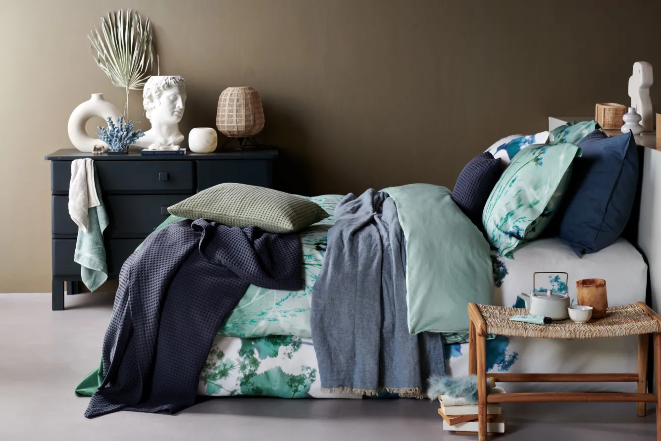 Vandyck HOME Pique cushion cover 40x55 cm Nightblue (BLMK16101)