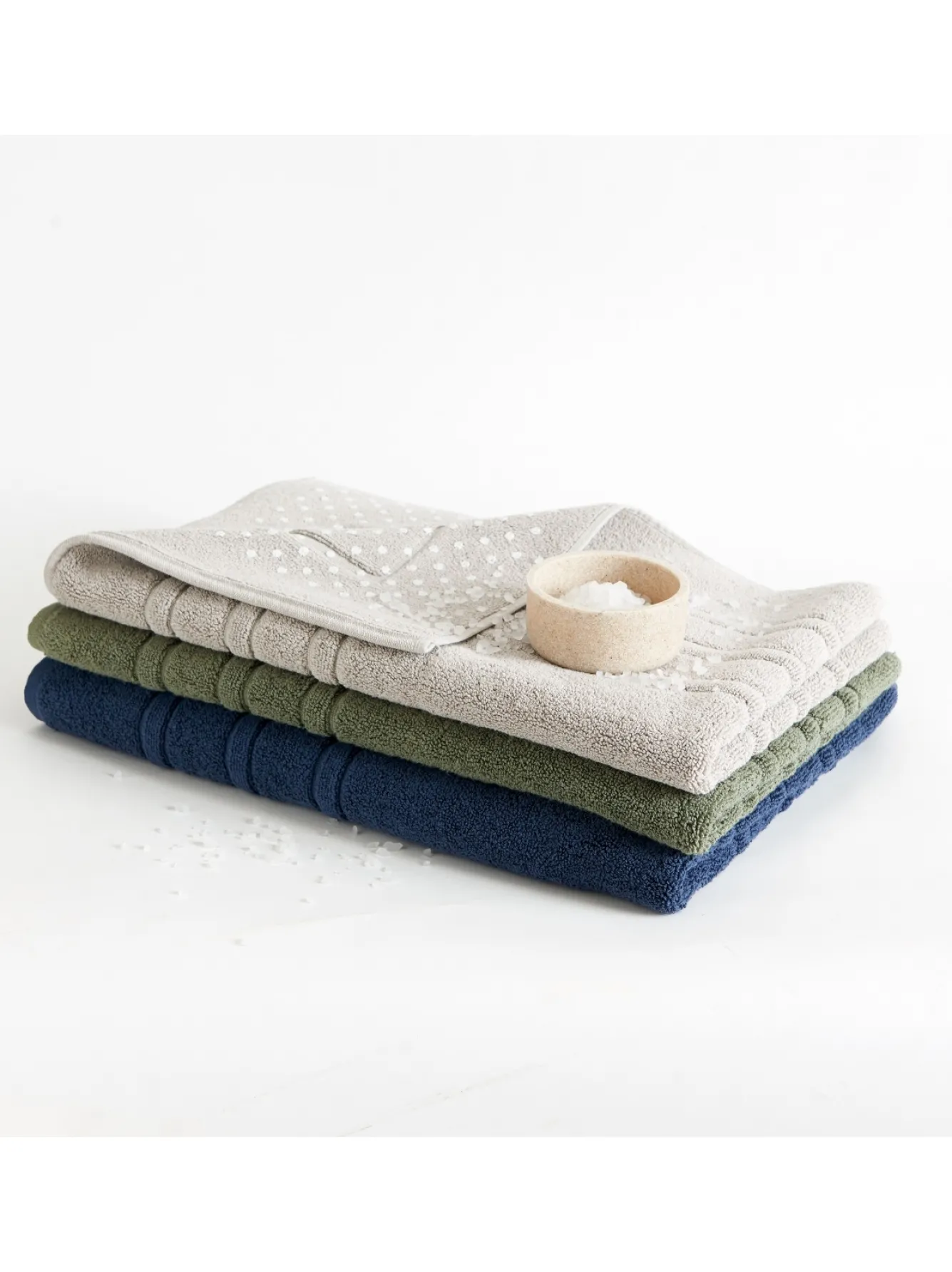 Vandyck HOUSTON bath mat color Off Black, black