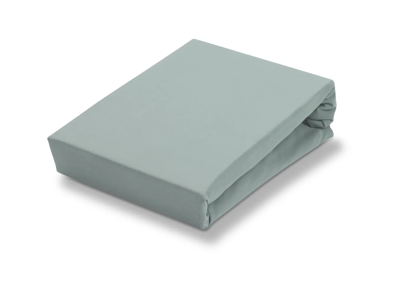 Vandyck Jersey Soft split topper fitted sheet Celadon Green (stretch) SLGO721ST