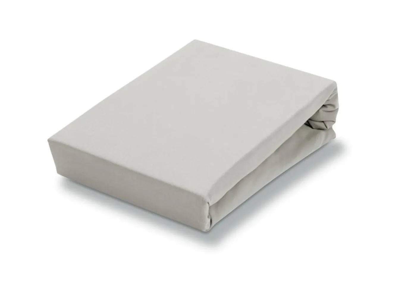 Vandyck Jersey supreme splittopper fitted sheet Silver Gray-088, light gray (stretch) SLKM820ST