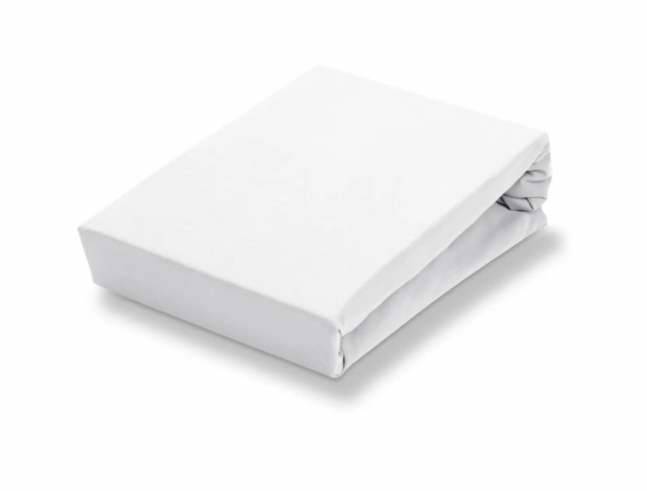 Vandyck Jersey supreme fitted sheet White-090, white (stretch) SLKM8201