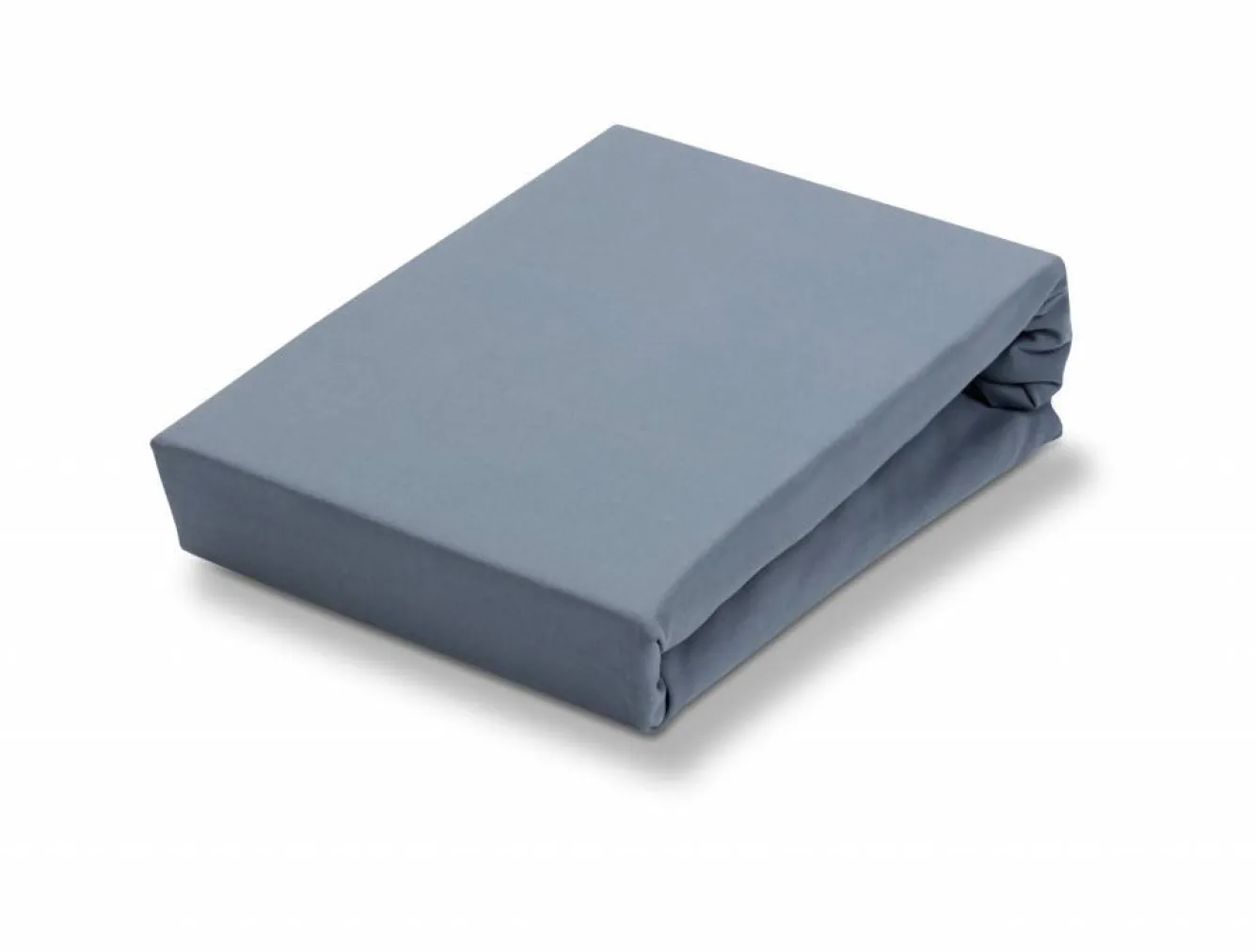 Vandyck Jersey supreme splittopper fitted sheet Faded Denim-184, blue (stretch) SLKM820ST