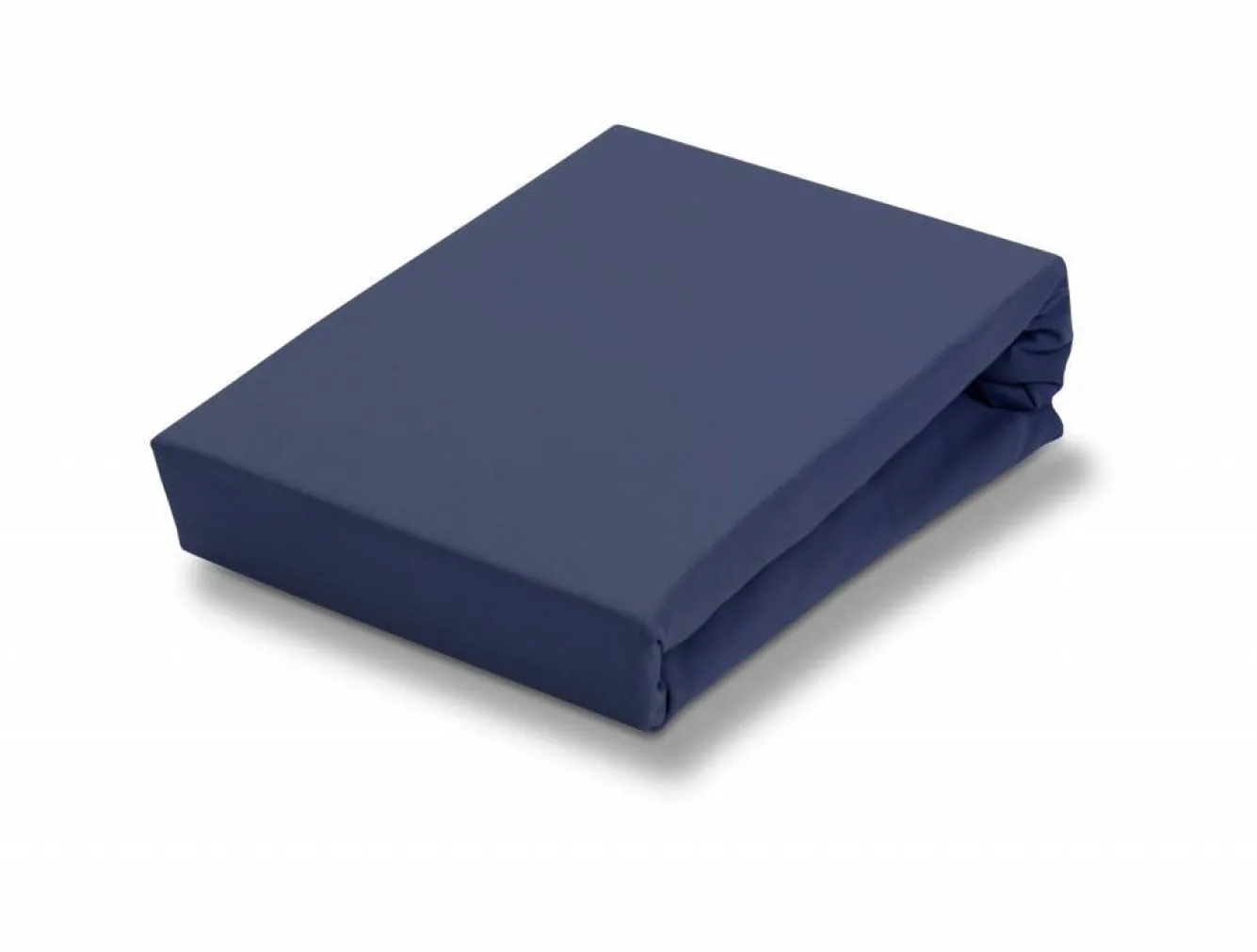 Vandyck Jersey supreme topper fitted sheet Navy-036, dark blue (stretch) SLKM8201T
