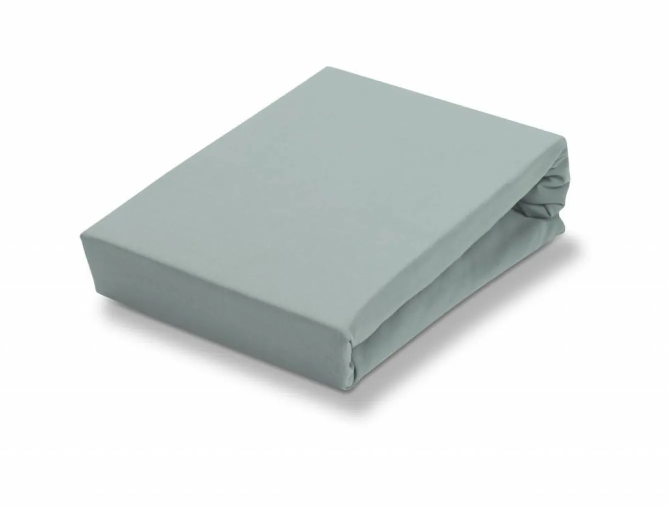 Vandyck Jersey supreme topper fitted sheet Celadon Green-402, green (stretch) SLKM8201T