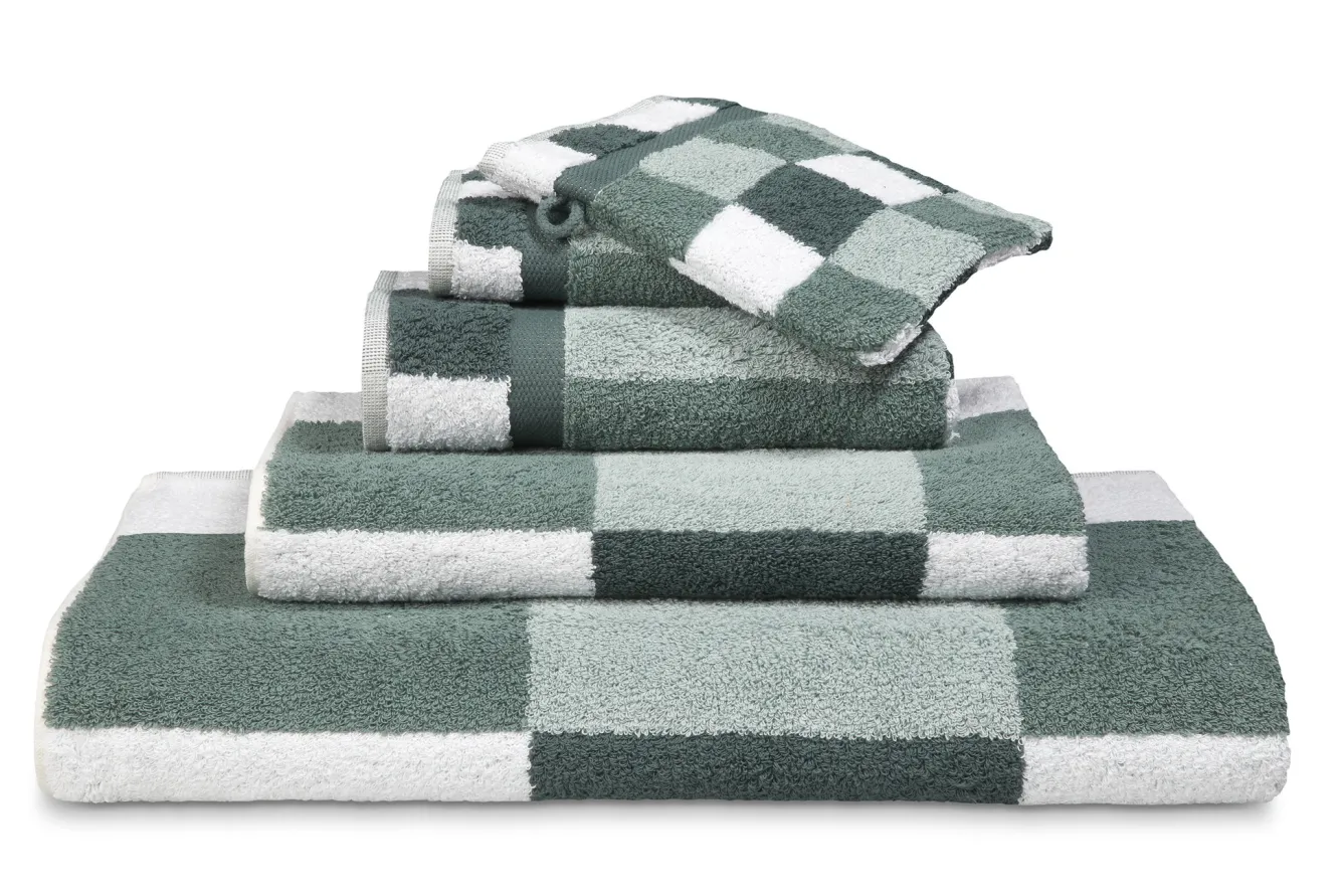 Vandyck Package deal 77: 6x guest towel BOSTON Earth Green