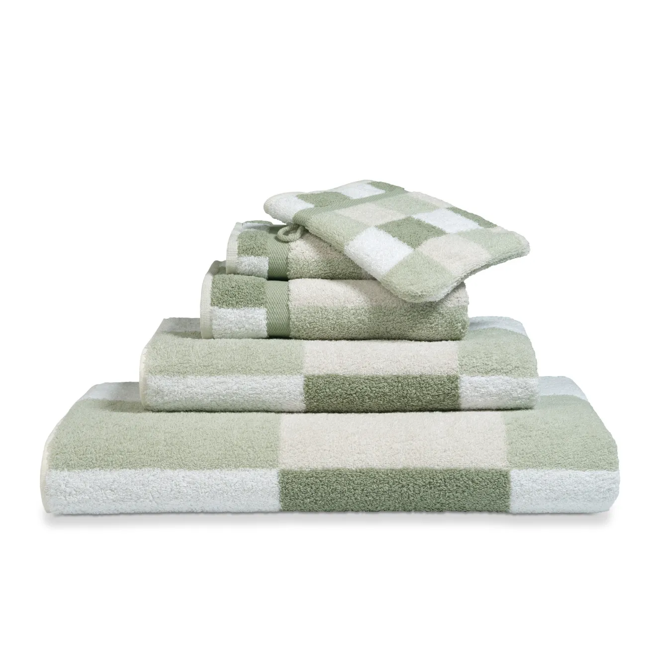 Vandyck Package deal 84: 4x guest towel BOSTON Smoke Green