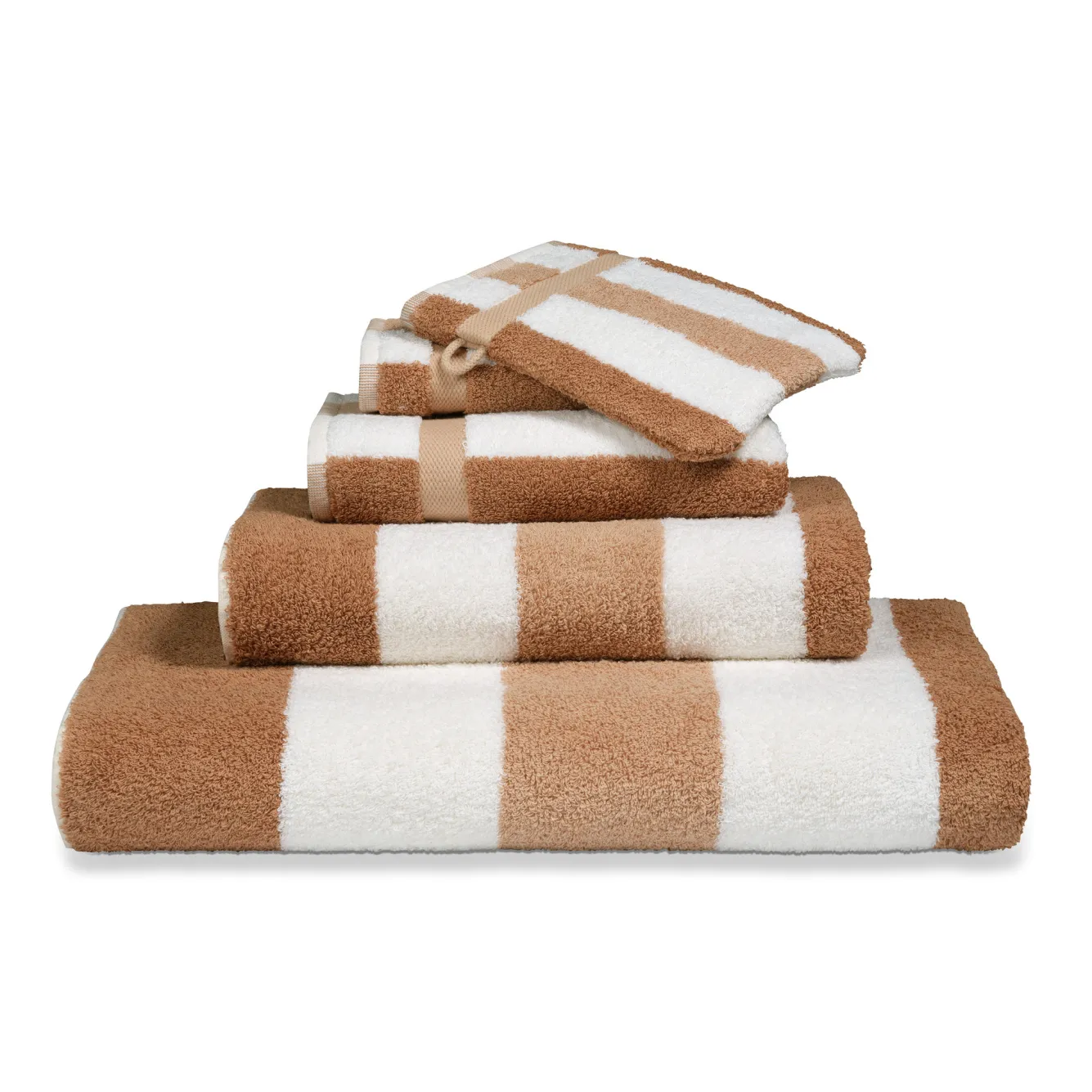 Vandyck Package deal 69: 4x guest towel VANCOUVER Praline