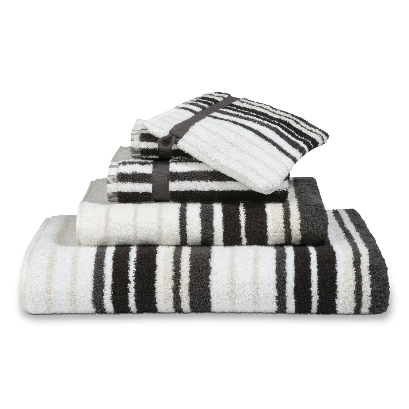 Vandyck Package deal 62: 7x guest towel ONTARIO Off Black