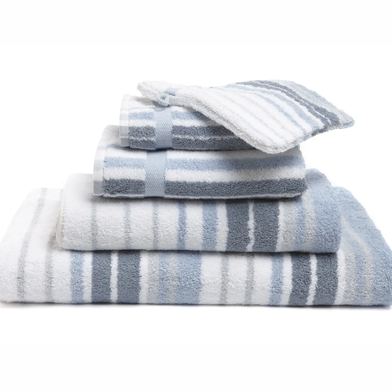 Vandyck Package deal 95: 4x guest towel ONTARIO Misty Blue