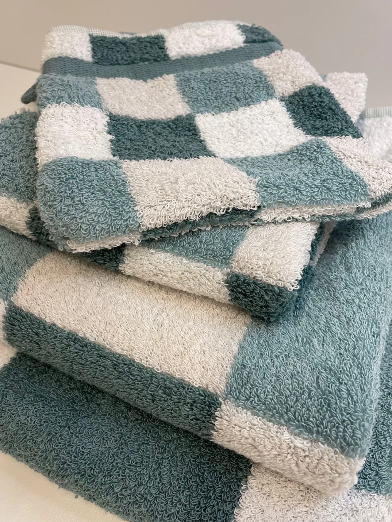Vandyck Package deal 72: 3x washcloth BOSTON Mineral Blue