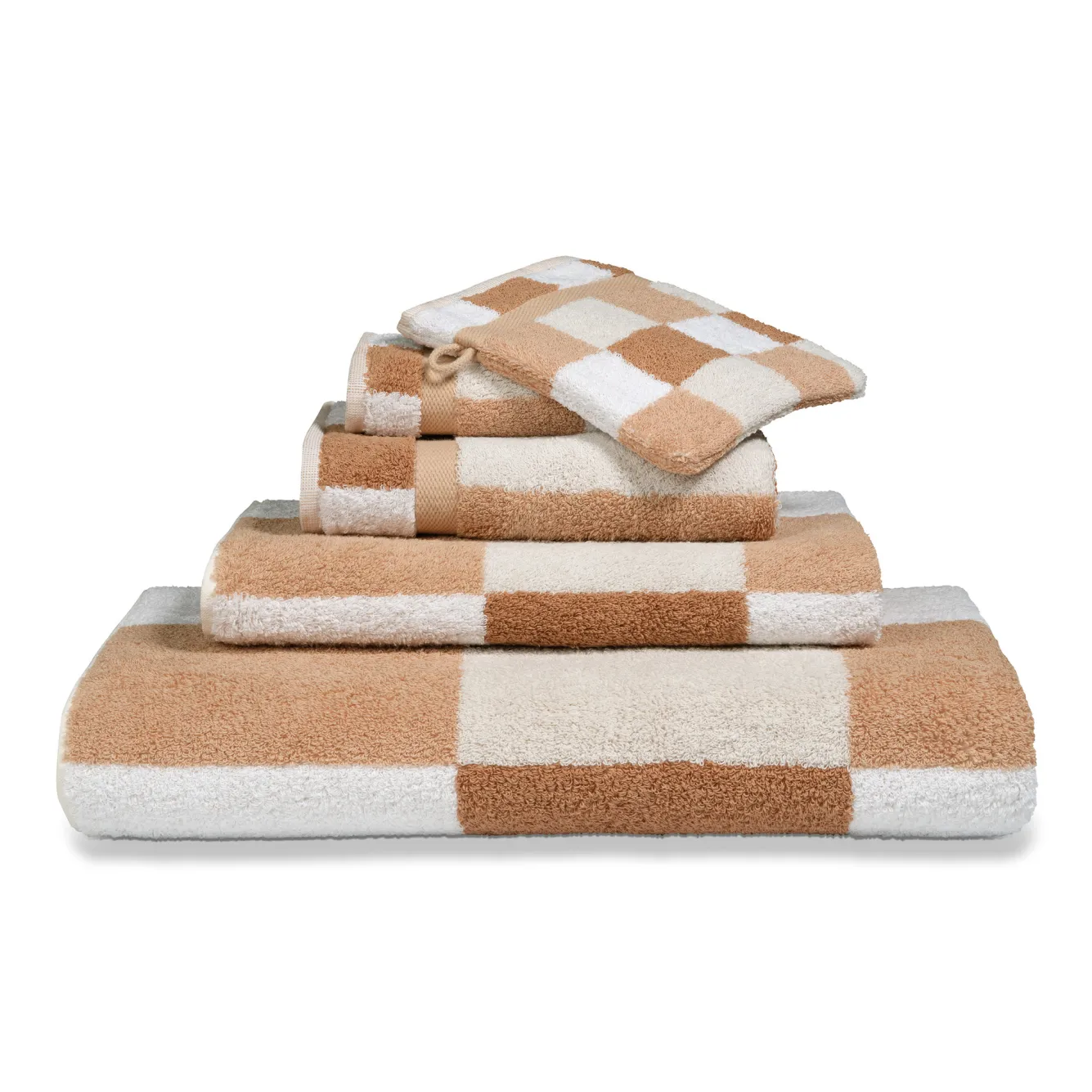 Vandyck Package deal 67: 4x guest towel BOSTON Praline