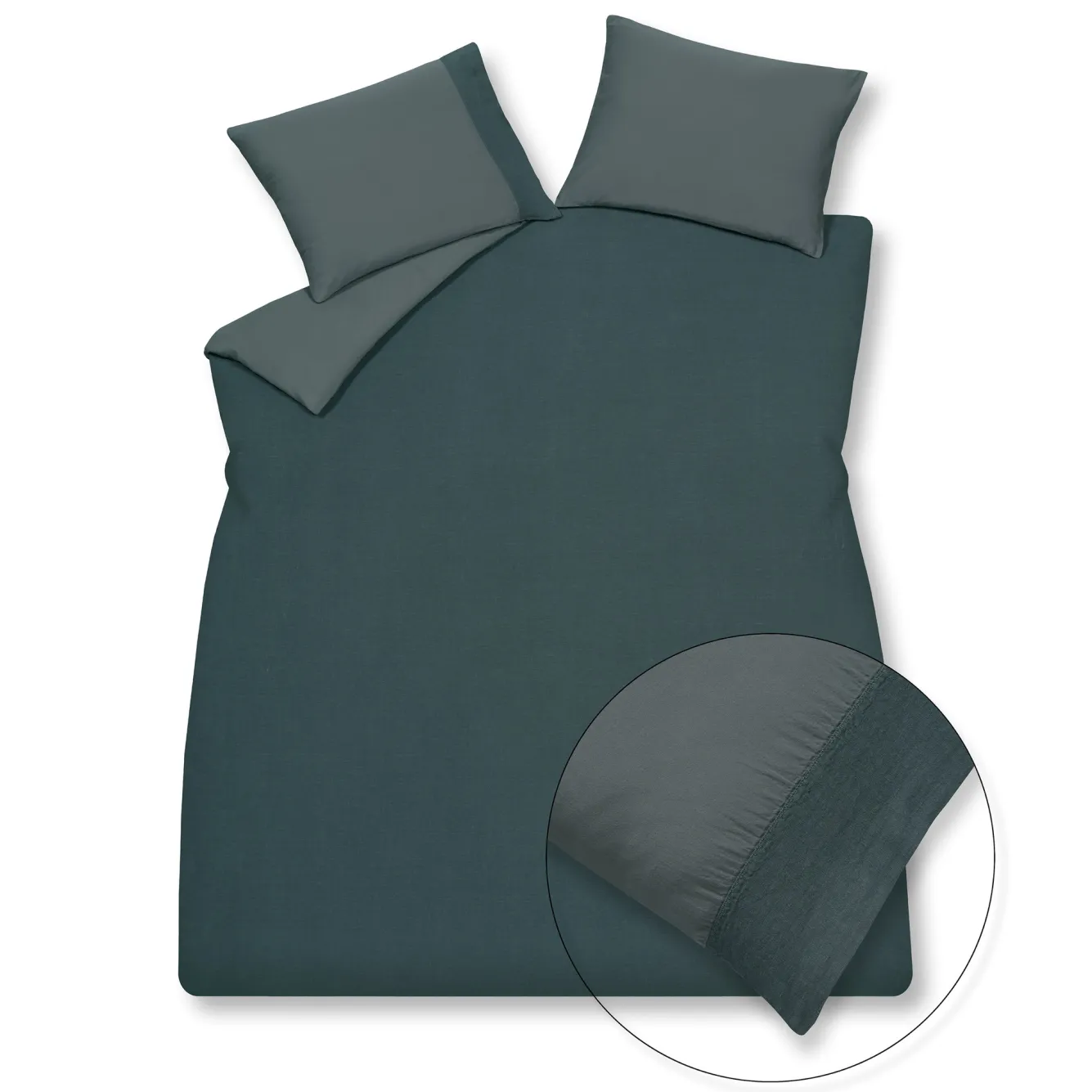 Vandyck Pillowcase PURE 07 Oceanview 60x70 cm (linen / satin cotton) PRSA17207