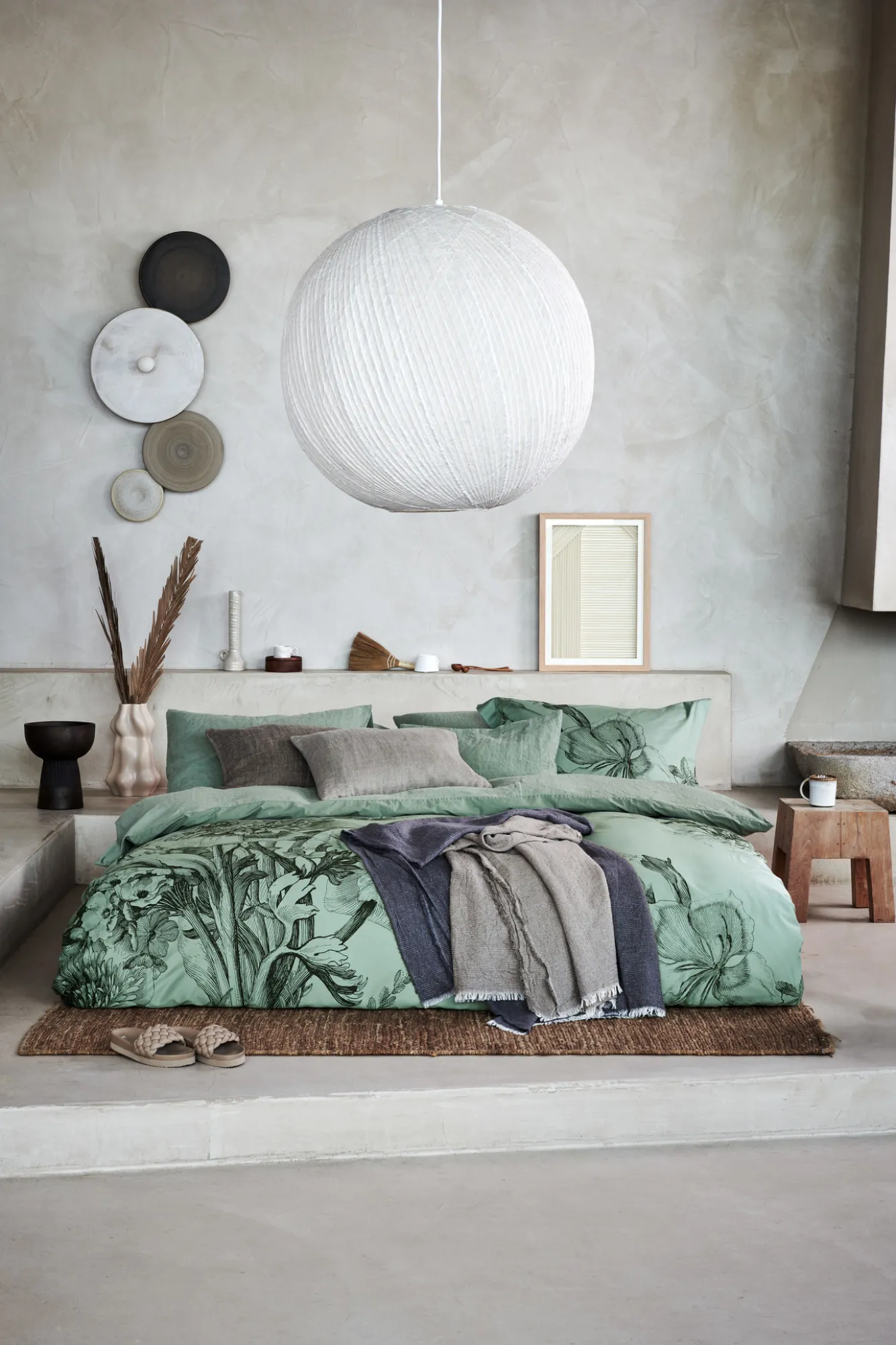 Vandyck Pillowcase PURITY 79 Smoke Green 40x50 cm (linen / cotton) PUCO16179