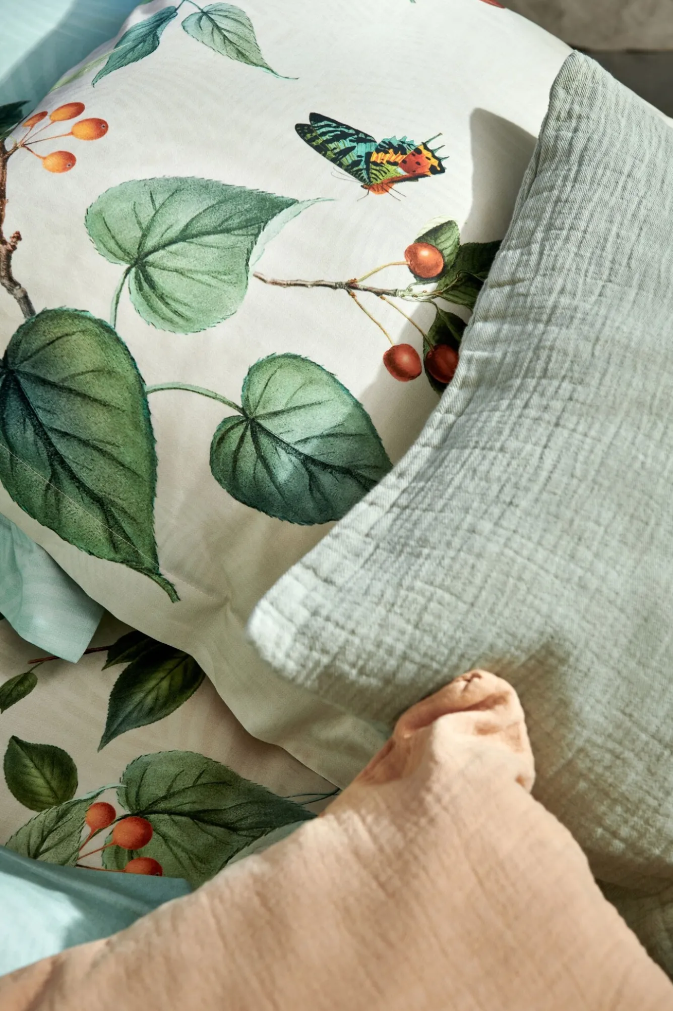 Vandyck PURE 68 cushion cover 40x55 cm Smoke Green (PRSA23168)