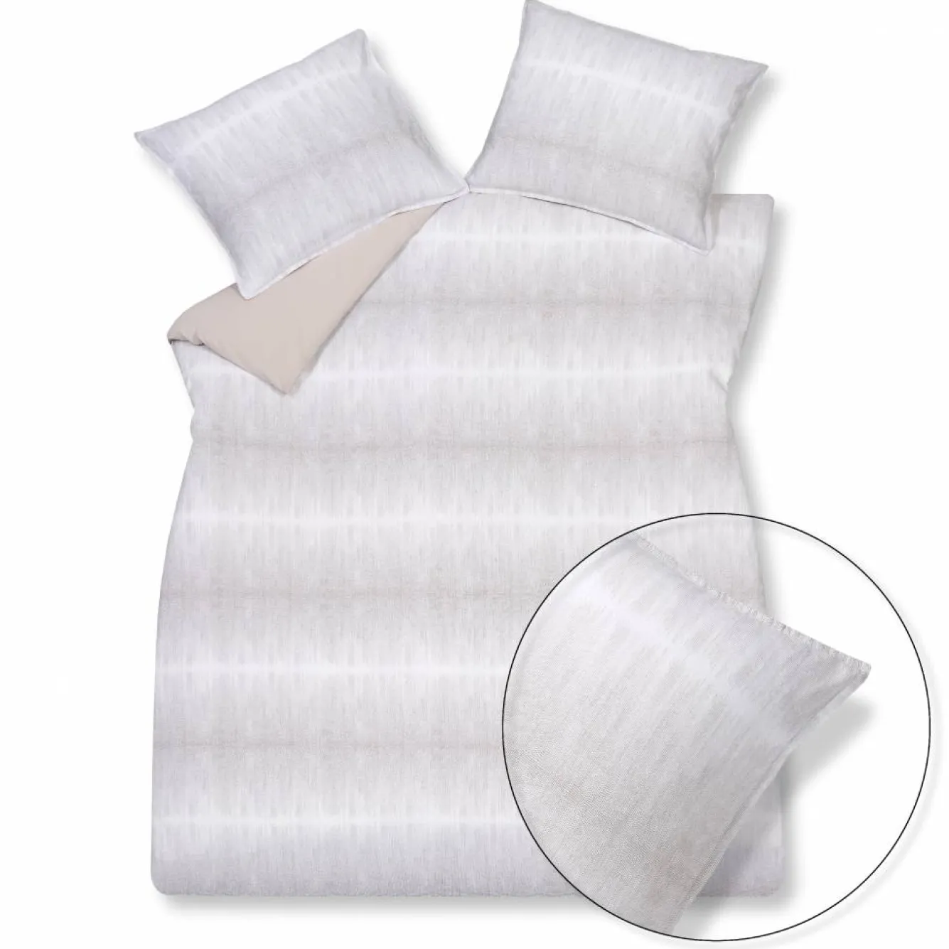 Vandyck PURE 18 duvet cover 200x220 cm Stone-169 (linen / cotton)