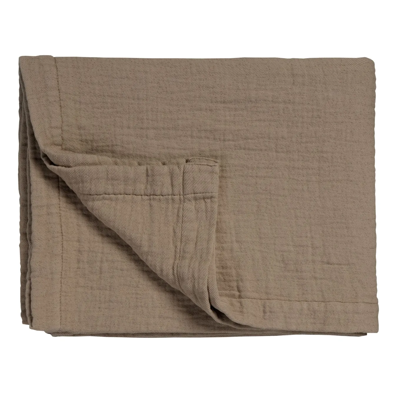 Vandyck PURE 68 plaid/bedspread 160x250 cm color Taupe