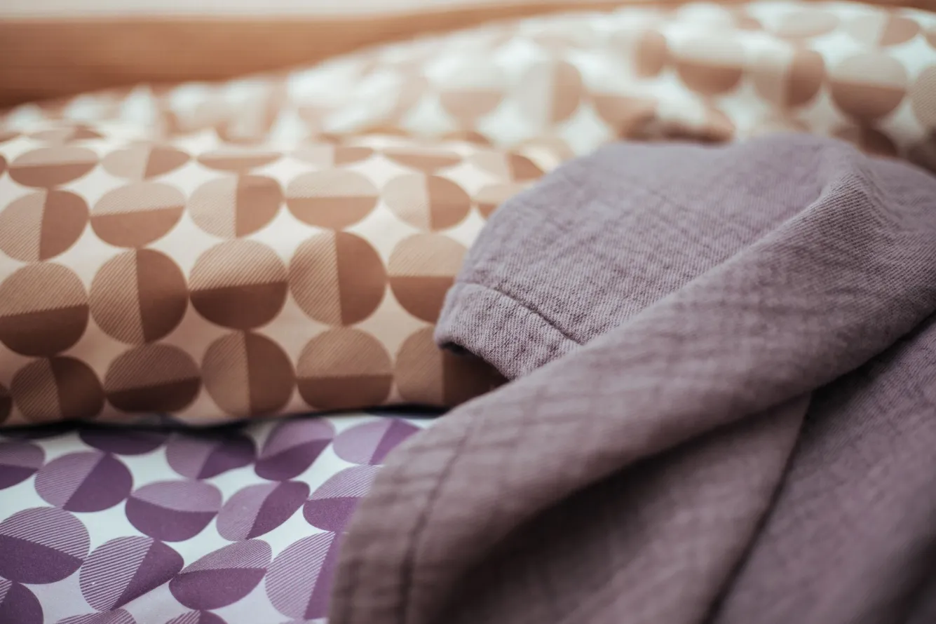 Vandyck PURE 68 plaid/bedspread 160x250 cm color Moonscape