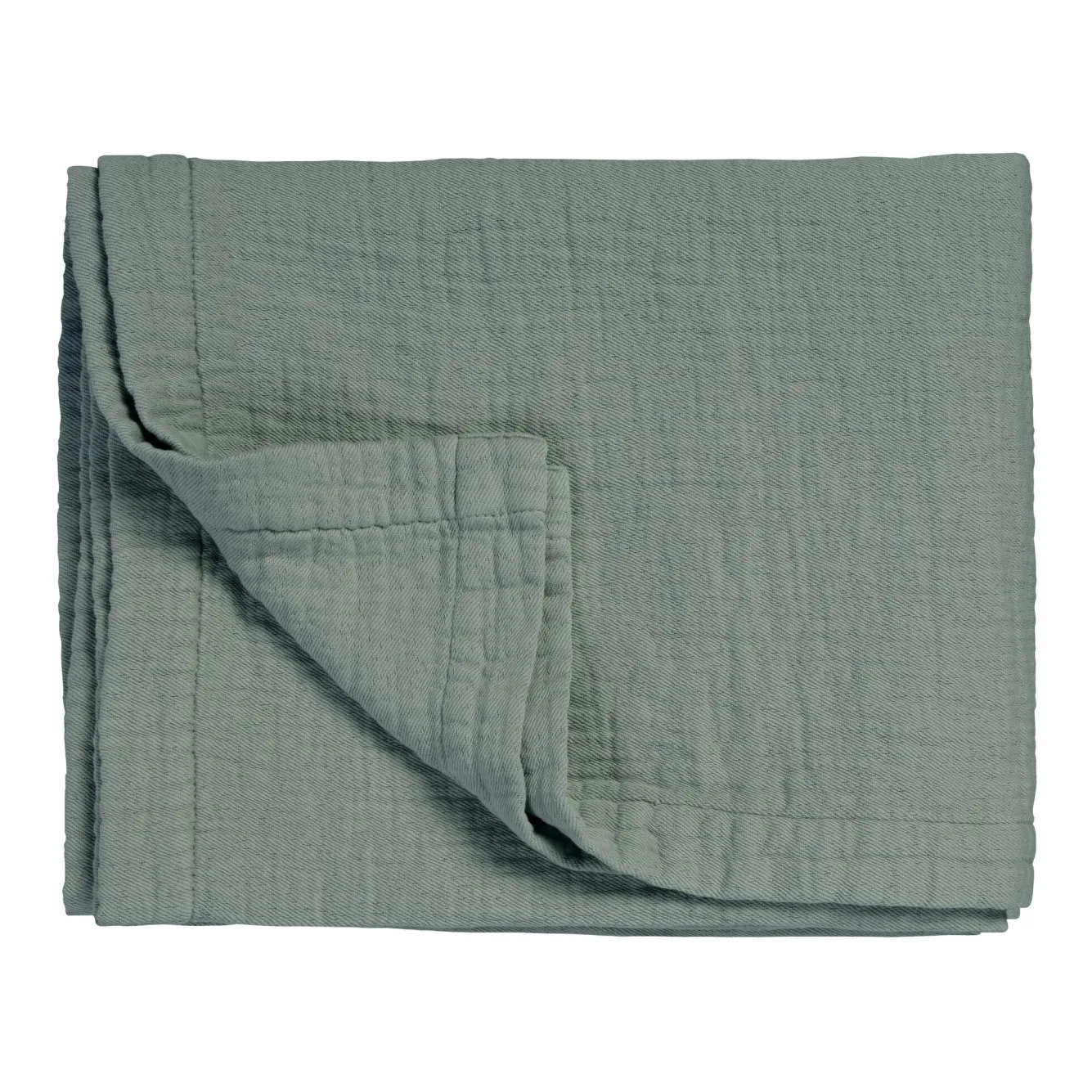 Vandyck PURE 68 plaid/bedspread 160x250 cm color Sage Green